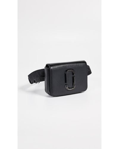 Marc Jacobs M/l Hip Shot Dtm Belt Bag - Black