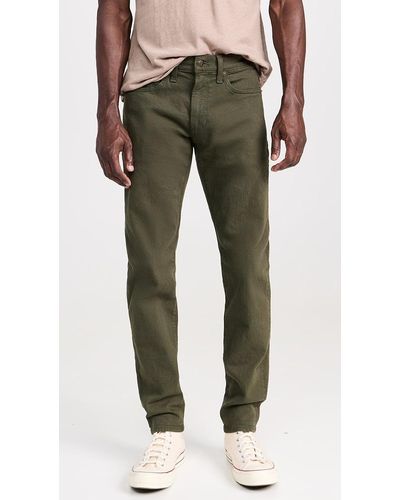 Madewell Garment Dyed Athletic Slim Jeans - Green
