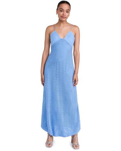 Faithfull The Brand Ciele Maxi Dress - Blue