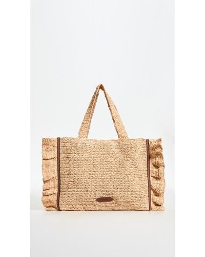 Poolside The Sogno Beach Tote - Natural