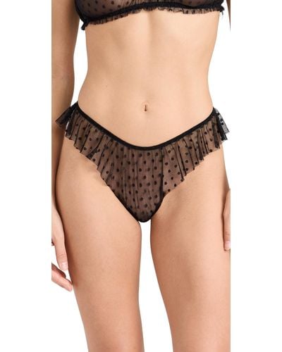 Only Hearts Ony Heart Butterfy Brief Back - Black