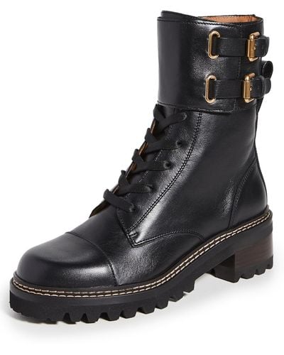 See By Chloé Mallory Boots - Black