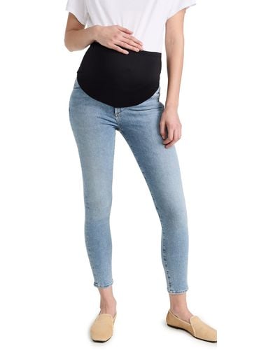 Citizens of Humanity Rocket Ankle Maternity Jeans - Blue