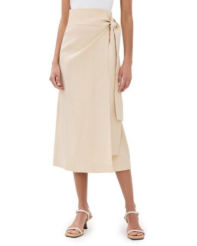 Rohe Wrap Skirt - Natural