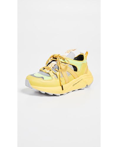 Ganni Tech Sneakers - Yellow