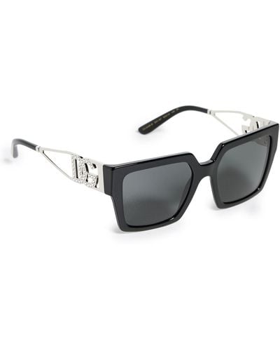 Dolce & Gabbana Oversized Square Sunglasses - Black