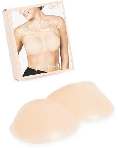Fashion Forms Lift It Up Backless Strapless Plunge Adhesive Bra - Natural
