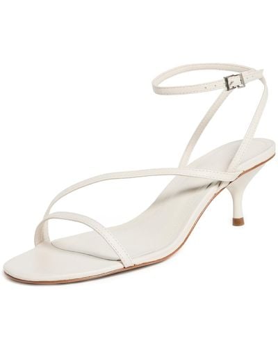 SCHUTZ SHOES Helene Sandal Heels 5 - White