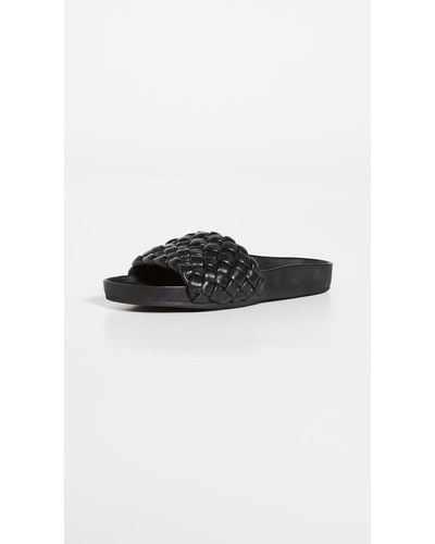 Loeffler Randall Sonnie Woven Sandals - Black