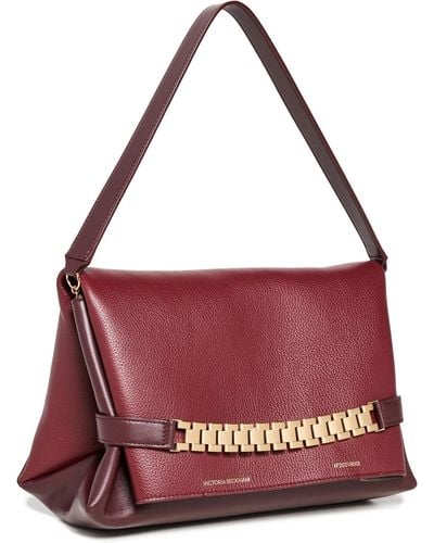 Victoria Beckham Chain Pouch With Strap - Red