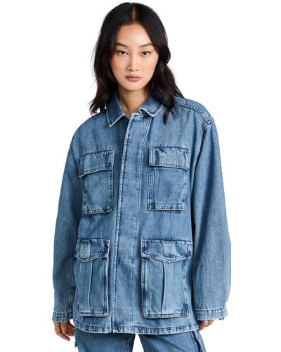 FAVORITE DAUGHTER The Carly Cargo Jacket - Blue