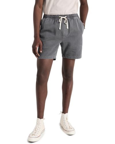 Madewell Madewe 6" Cotton Everywear Shorts Coasta Granite - Gray
