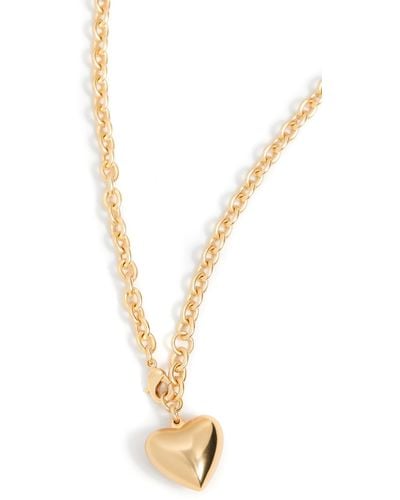 Roxanne Assoulin Heart & Soul Mini Pendant Necklace - White