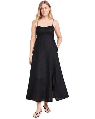 Xirena Daryl Linen Dress - Black