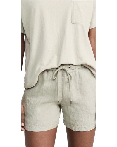 James Perse Dyed Linen Shorts - Multicolor