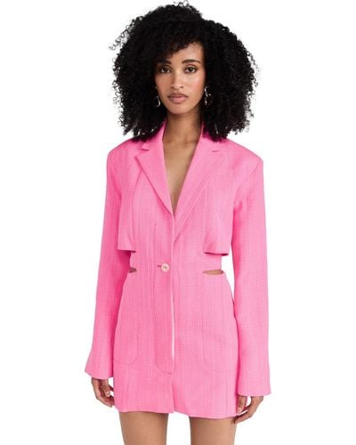 Jacquemus La Robe Bari Blazer Dress - Pink