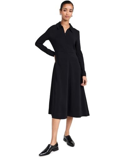 Co. Long Sleeve Shirt Dress - Black