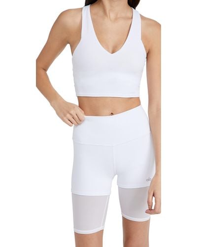 Alo Yoga Ao Yoga Rea Bra Tank - White