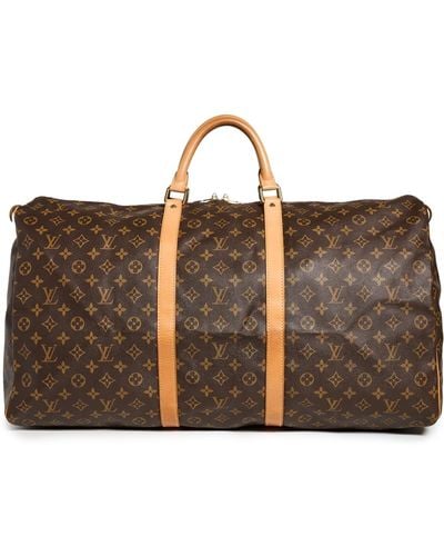 What Goes Around Comes Around Louis Vuitton Monogram Ab Keepall 60 Duffle - Brown