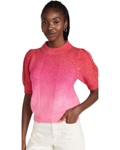 English Factory Englih Factory Hort Leeve Pullover Weater - Pink
