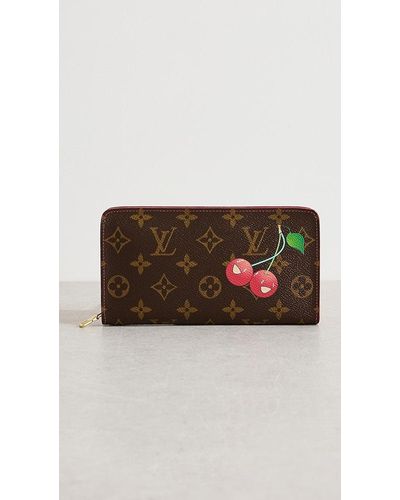 What Goes Around Comes Around Louis Vuitton Red Monogram Flore