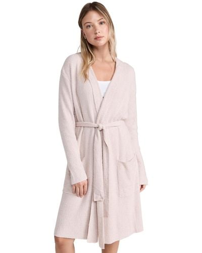 Barefoot Dreams Cozychic Lite Ribbed Robe - Pink