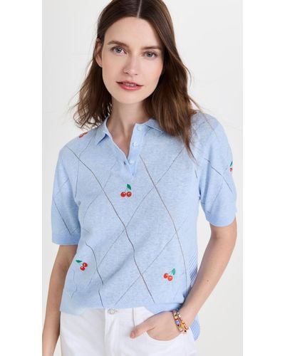 Kule The Cherry On Top Polo - Blue