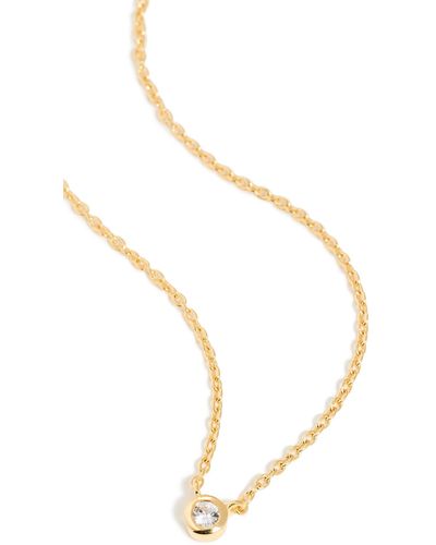 Madewell Tennis Station Necklace - White