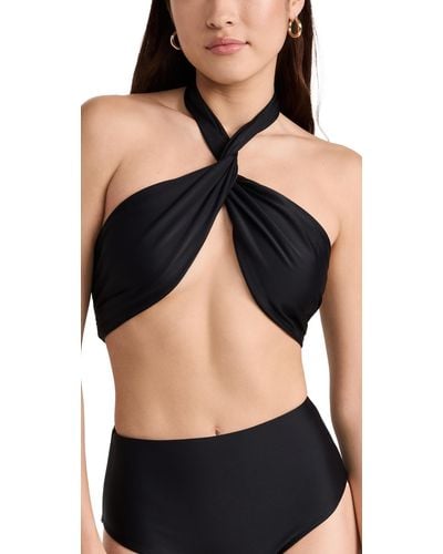 JADE Swim Jade Wi Heix Bikini Top Back - Black