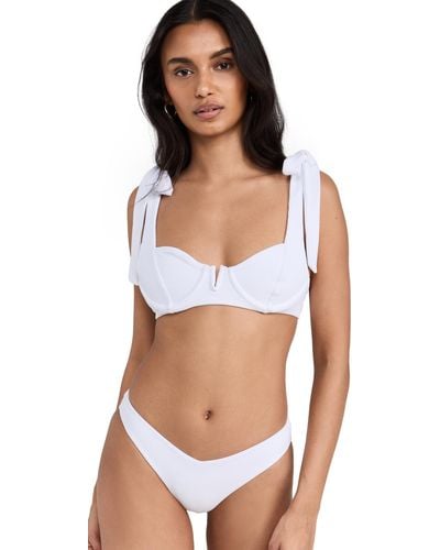 Beach Riot Bair Bikini Top - White