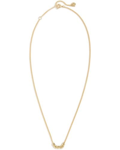 Gorjana Lou Heart Necklace - White