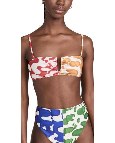 Mara Hoffman Ara Hoffan Cruz Bikini Top Uti - Multicolor