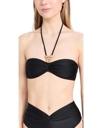 Shani Shemer Ee Bikini Top Back - Black