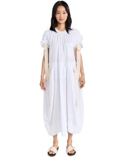 Lee Mathews Soho Midi Dress - White