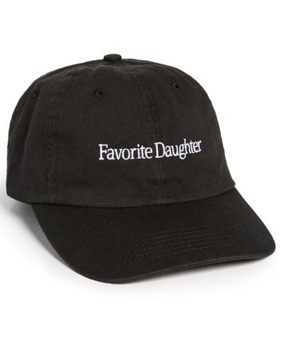FAVORITE DAUGHTER Classic Logo Baseball Hat - Black