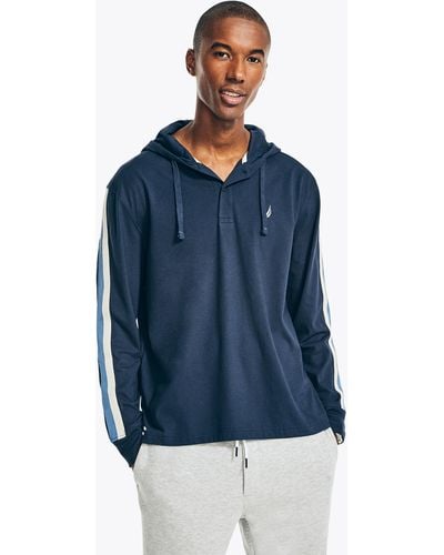 Nautica Sustainably Crafted Pullover Hoodie - Blue