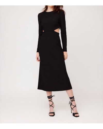 Fifteen Twenty Cutout Midi Dress - Black