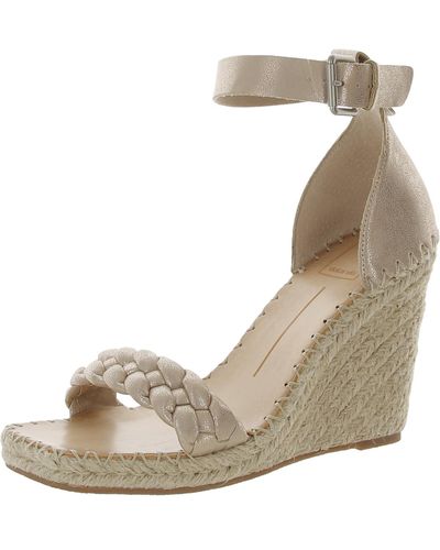 Dolce Vita Leather Braided Espadrilles - Natural