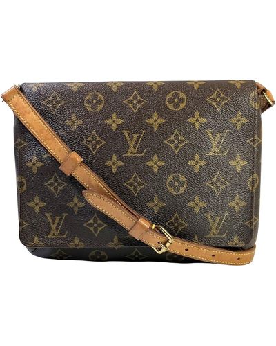 Louis Vuitton Musette Tango Canvas Shoulder Bag (pre-owned) - Brown