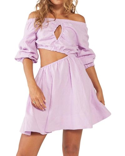 SOVERE Entice Reversible Dress - Purple