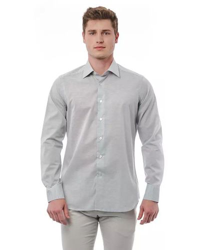 Bagutta Cotton Shirt - Gray
