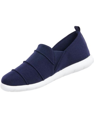 Isotoner Casual Padded Insole Slip-on Sneakers - Blue