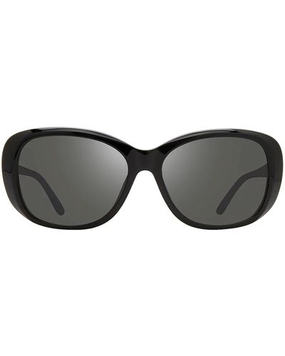 Revo Sammy Re 1102 01 Go Butterfly Polarized Sunglasses - Black