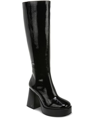 Circus by Sam Edelman Sandy Faux Leather Tall Knee-high Boots - Black
