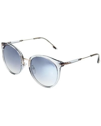 Tom Ford Shelby 55mm Sunglasses - Metallic