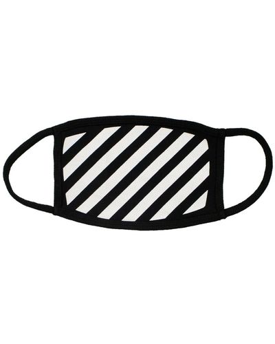 Off-White c/o Virgil Abloh Black White Diag Stripe Mask
