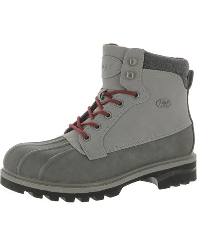 Lugz Mallard Nubuck Slip Resistant Rain Boots - Gray