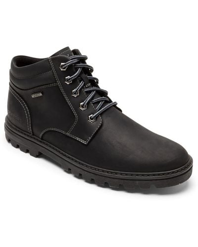 Rockport Leather Outdoor Ankle Boots - Black