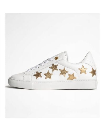Zadig & Voltaire Smooth Star Sneaker - White