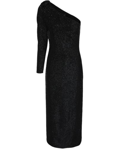 Versace Embellished Evening Gown - Black
